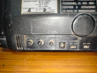 Radio Cassette NVR 58 Vintage con Mini TV