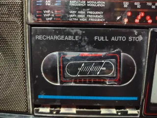 Radio Cassette NVR 58 Vintage con Mini TV