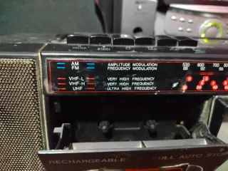 Radio Cassette NVR 58 Vintage con Mini TV