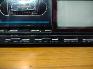 Radio Cassette NVR 58 Vintage con Mini TV