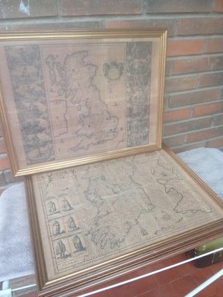 Antiguas Mapas cartográficas