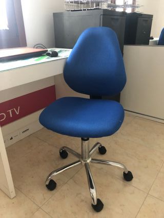 Silla de escritorio azul