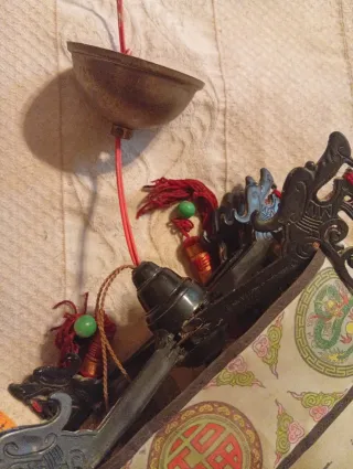 Lampadario orientale vintage