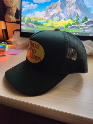 Gorra Bass Pro Shops Negra y Verde