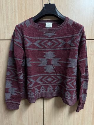 Jersey Brownie estampado geométrico