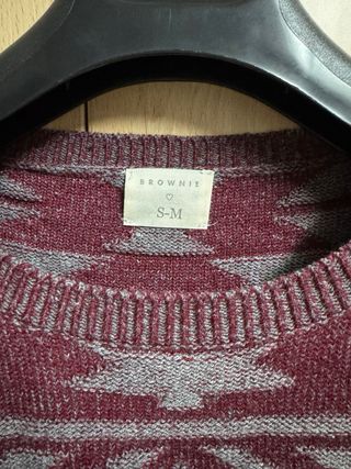 Jersey Brownie estampado geométrico