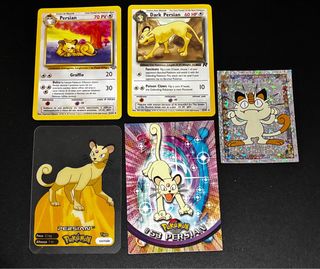 Carte Pokémon Meowth e Persian