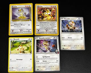 Carte Pokémon Meowth e Persian