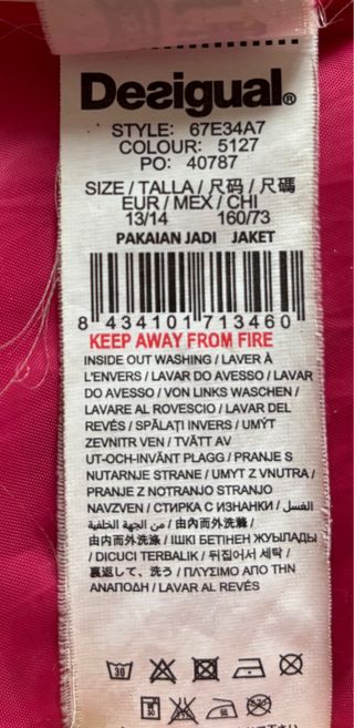 Allegra giacca invernale Desigual con cappuccio