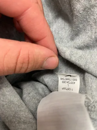 ¡¡OFERTA! Talla L Pantalón Nike Vintage Ancho Gris