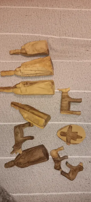 Figuras de madera para Belén