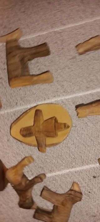 Figuras de madera para Belén