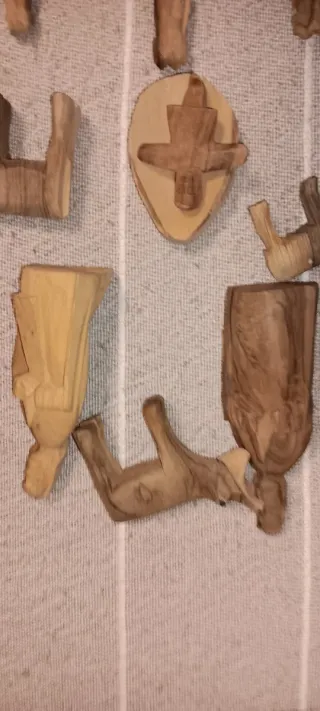 Figuras de madera para Belén