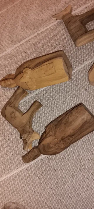 Figuras de madera para Belén