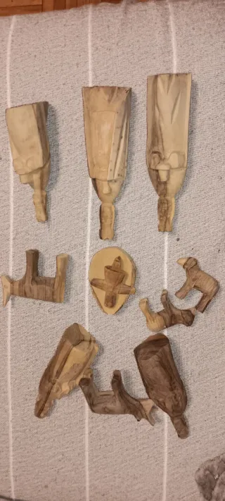 Figuras de madera para Belén