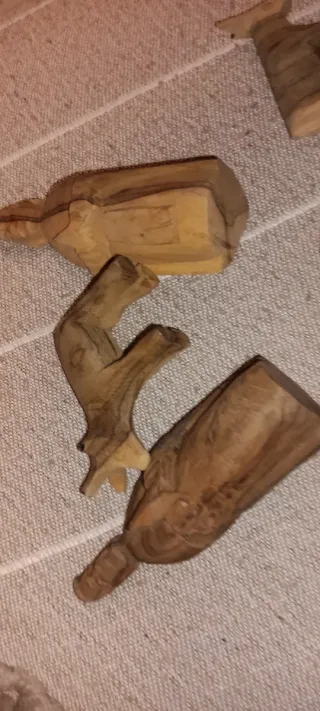 Figuras de madera para Belén
