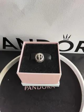 Pandora Charm Letra B Plata
