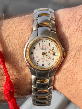 Reloj Citizen Eco-Drive bicolor 80’s/ 90’s