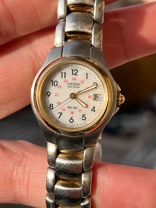 Reloj Citizen Eco-Drive bicolor 80’s/ 90’s