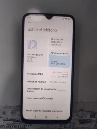 Xiaomi Redmi Note 8 Blu Marina