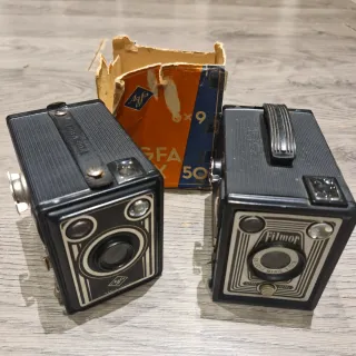 2 Fotocamere Agfa Box e Filmor Vintage