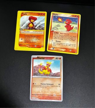 Carte Pokémon Magmar Magby Blaine's Magmar
