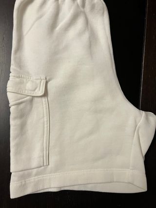Pantalón corto Nike niño blanco