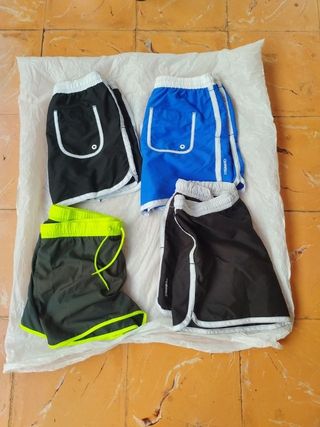 Lote 4 bañadores/pantalones cortos Talla L/M