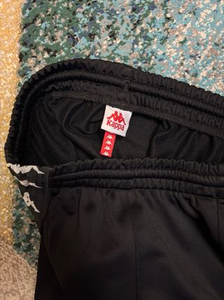 Tuta Kappa Banda Logo Nera e Bianca