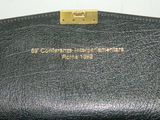 Valigetta porta documenti in pelle nera