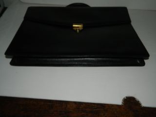 Valigetta porta documenti in pelle nera