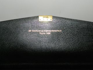 Valigetta porta documenti in pelle nera