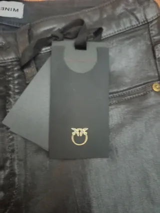 Calças ganga pretas Pinko T.34