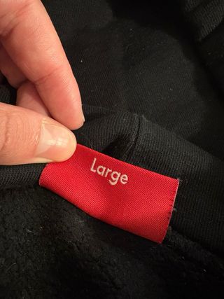 Sudadera Supreme Talla L Negra Multicolor