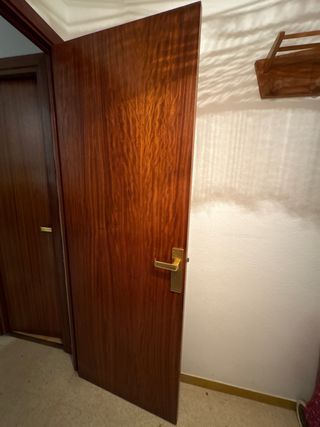 Puerta interior de madera