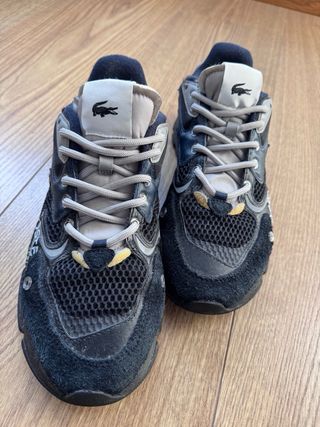 Zapatillas Lacoste Negras y Grises