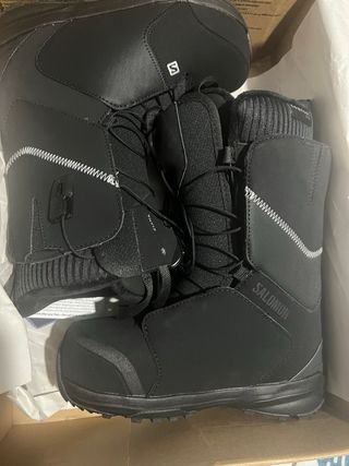 Botas Salomon Snowboard Negras Nuevas