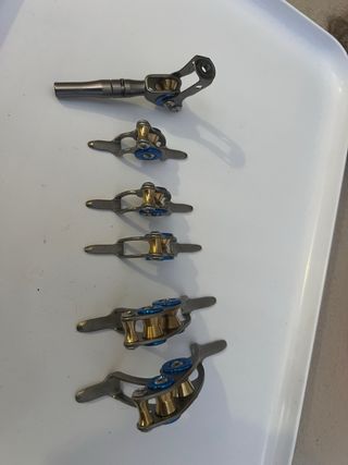 Juego caña currican anillas acero y guías d latón