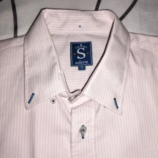 Camisa Solera Rayas Rosas Hombre