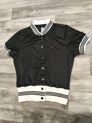 Giacca Adidas Respect Me Nera e Bianca