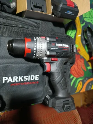 Kit Parkside Taladro Percutor y Atornillador