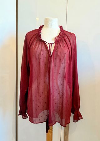 Blusa Fiorella Rubino nuova con etichetta