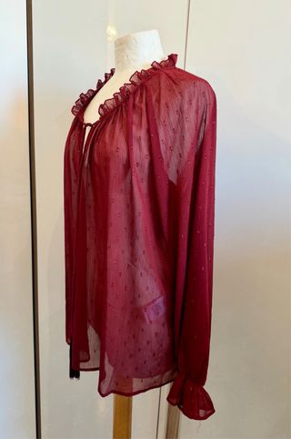 Blusa Fiorella Rubino nuova con etichetta