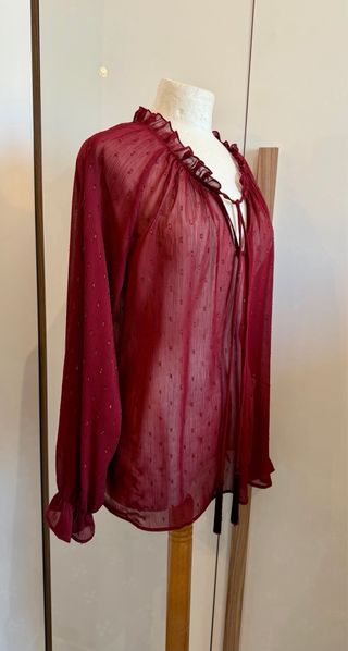 Blusa Fiorella Rubino nuova con etichetta