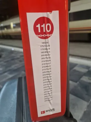 Cadenas para nieve Snovit E-9 NEO 110