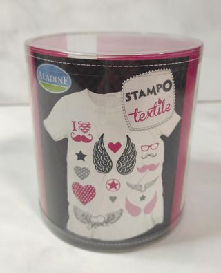 Sellos STAMPO TEXTILE - Love & Chic - Aladine