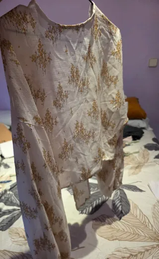 Blusa corta estampada mujer talla única