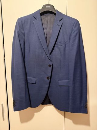 Americana Hugo Boss Azul Talla 48