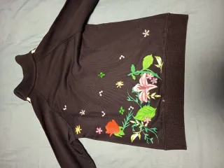 Chaqueta Adidas 1/4 cremallera con estampado