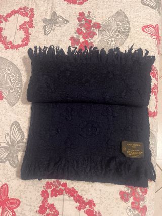 Sciarpa Louis Vuitton Uomo Blu originale 26x115cm